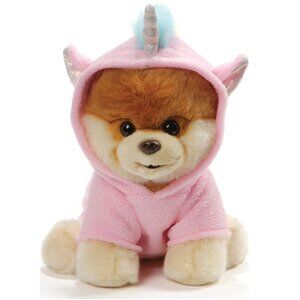 🍒 GUND 9" World’s Cutest Dog Boo Pomeranian Unicorn Oufit Plush Soft Kids Toy